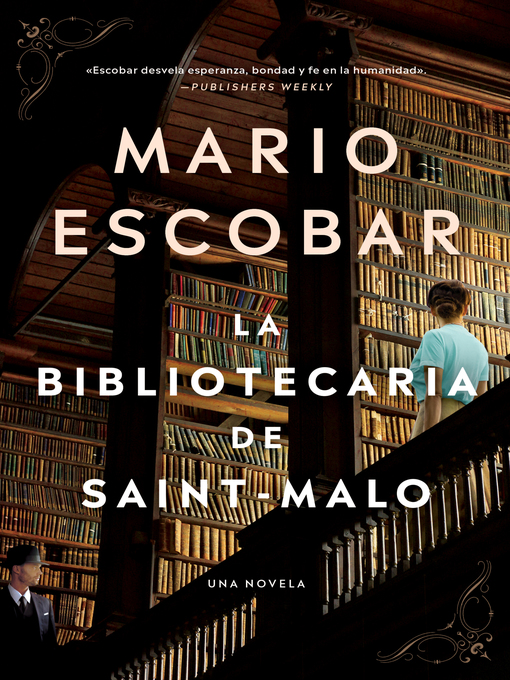 Cover of The Librarian of Saint-Malo \ La bibliotecaria de Saint-Malo (Spanish edition)